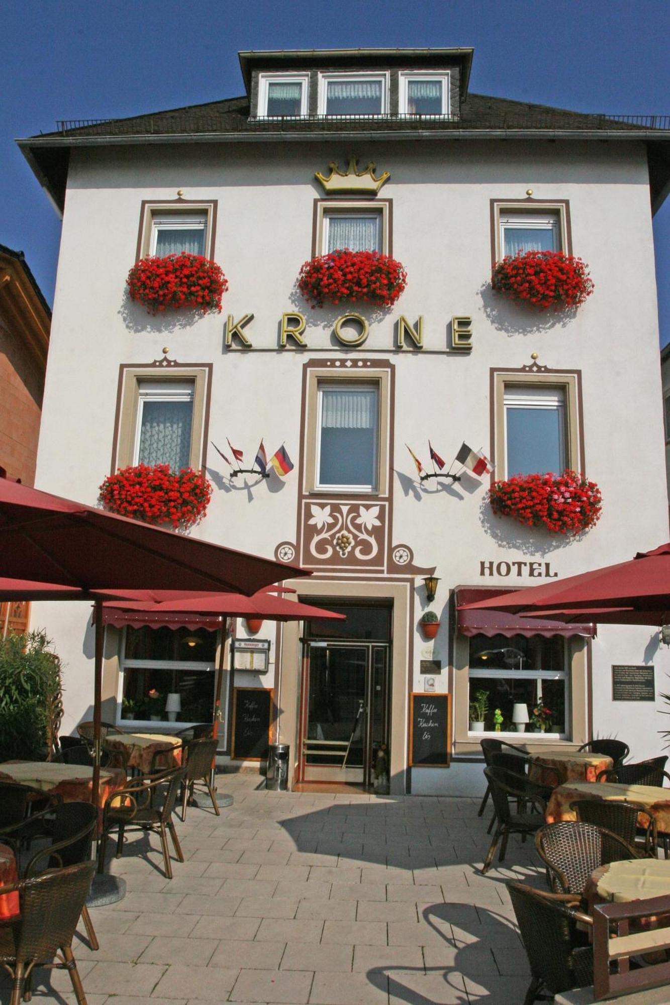 רודסהיים אם ריין Hotel Krone Ruedesheim מראה חיצוני תמונה