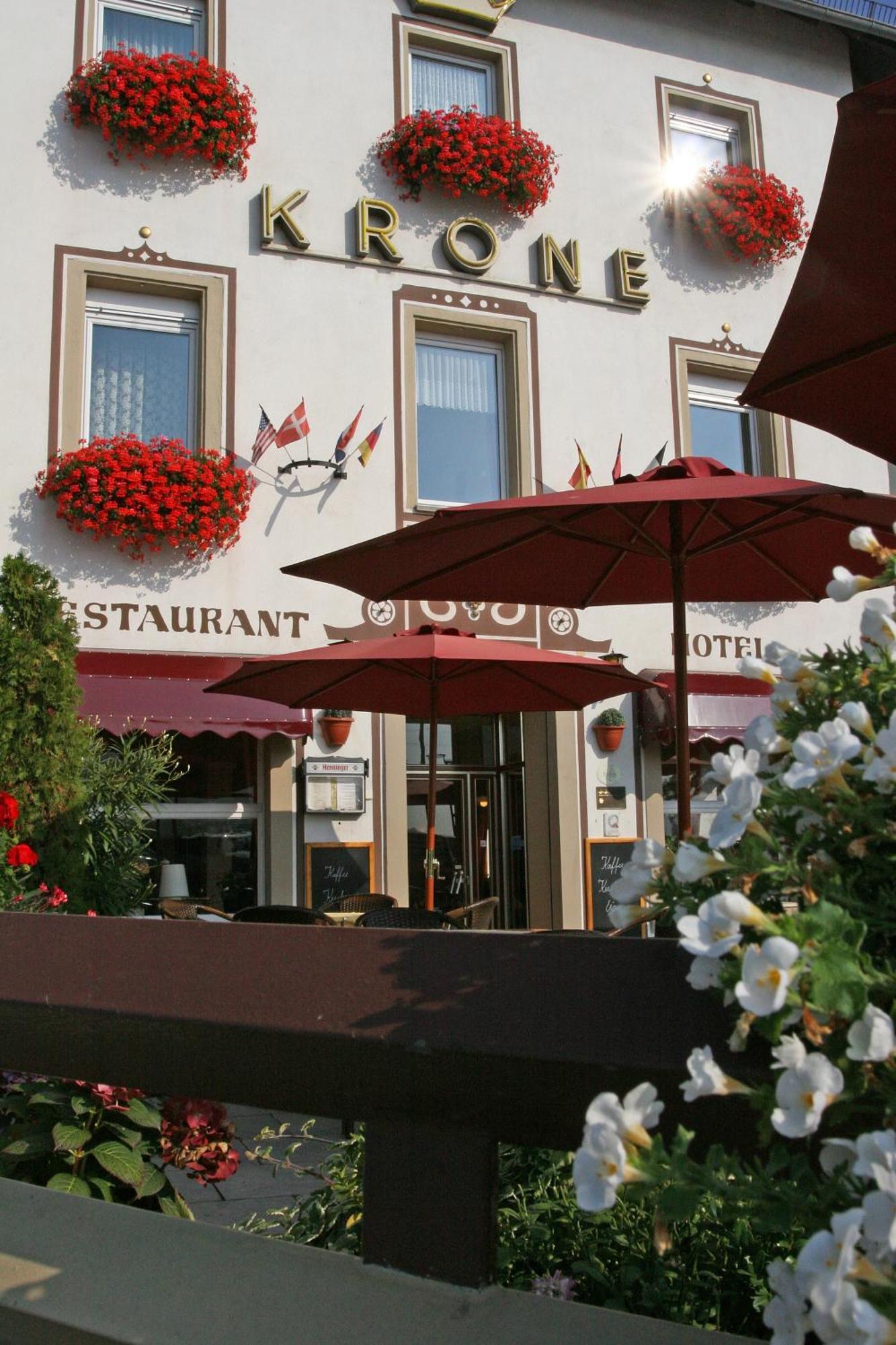 רודסהיים אם ריין Hotel Krone Ruedesheim מראה חיצוני תמונה