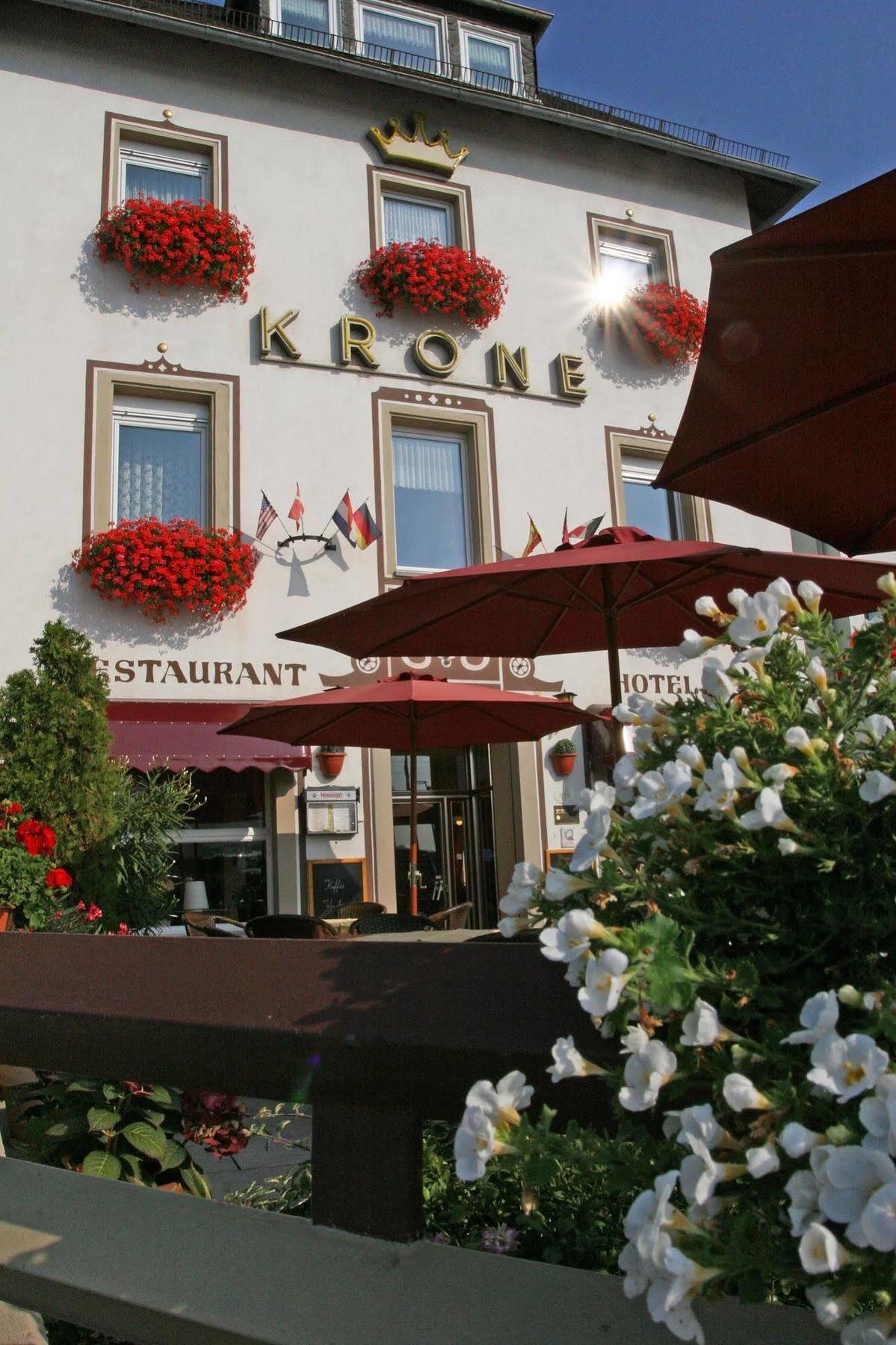 רודסהיים אם ריין Hotel Krone Ruedesheim מראה חיצוני תמונה